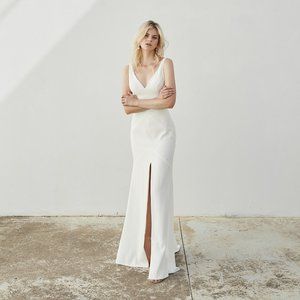 Prea James Genevieve Gown Size 8 White Harmony Collection